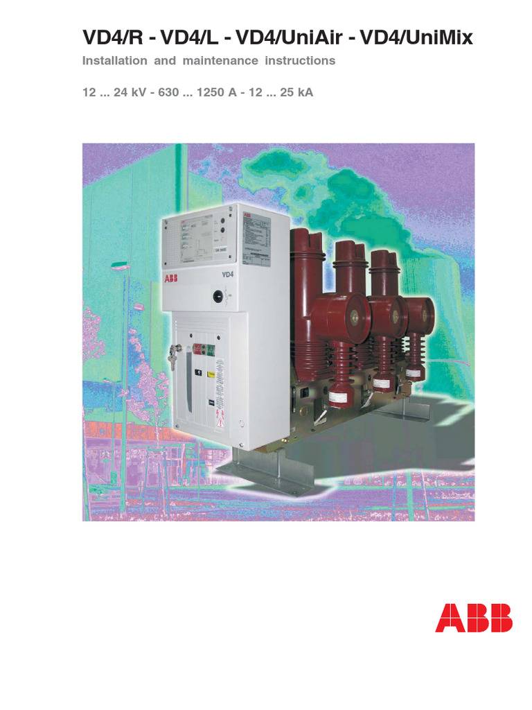 MA_VD4R(EN)-_1VCD600565-0706 | PDF | Insulator (Electricity) | Electricity