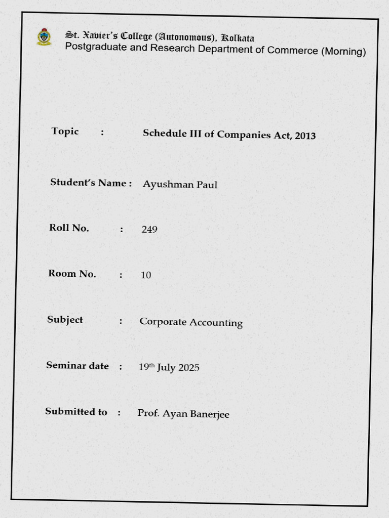 Craa Assignment | PDF