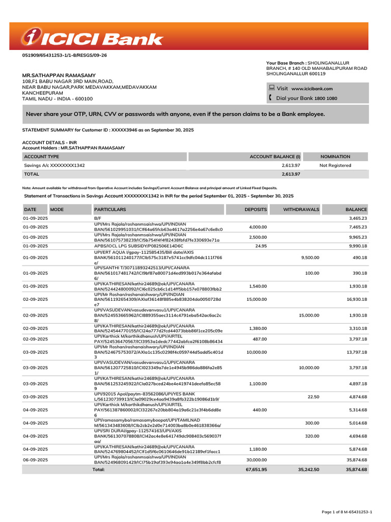 EStatement_M3_544193946_051901001342 (11) | PDF | Banks | Reserve Bank ...