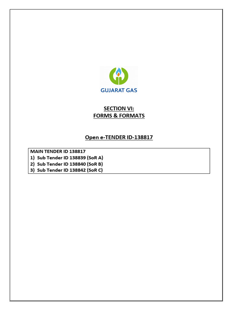 Section VI - Forms and Formats 138817 | PDF | Guarantee | Private Law