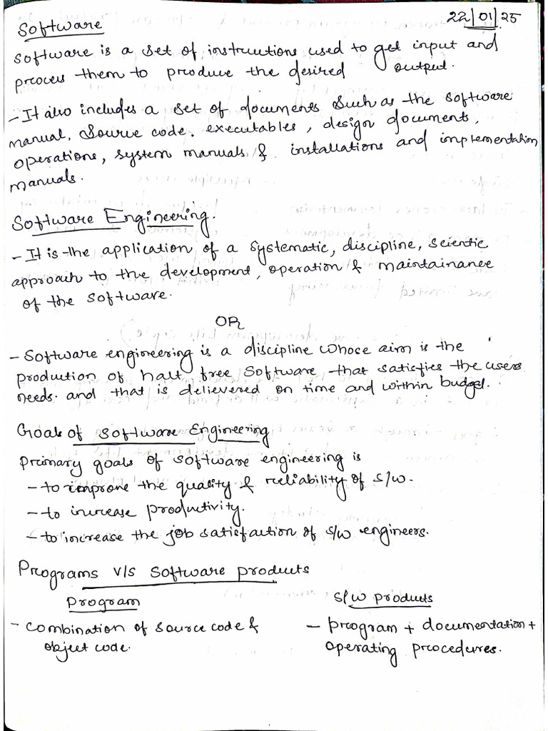 Software Engineering Part1 | PDF