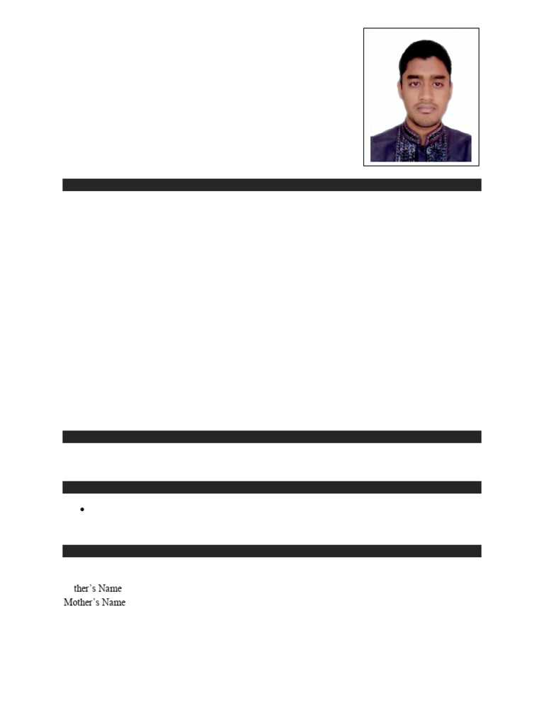 Rakibul cv2 | PDF