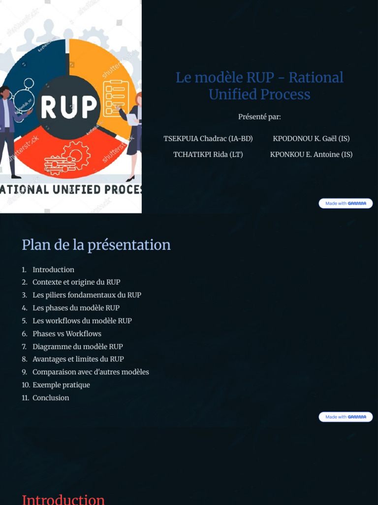 Le Modele RUP Rational Unified Process | PDF | Dice