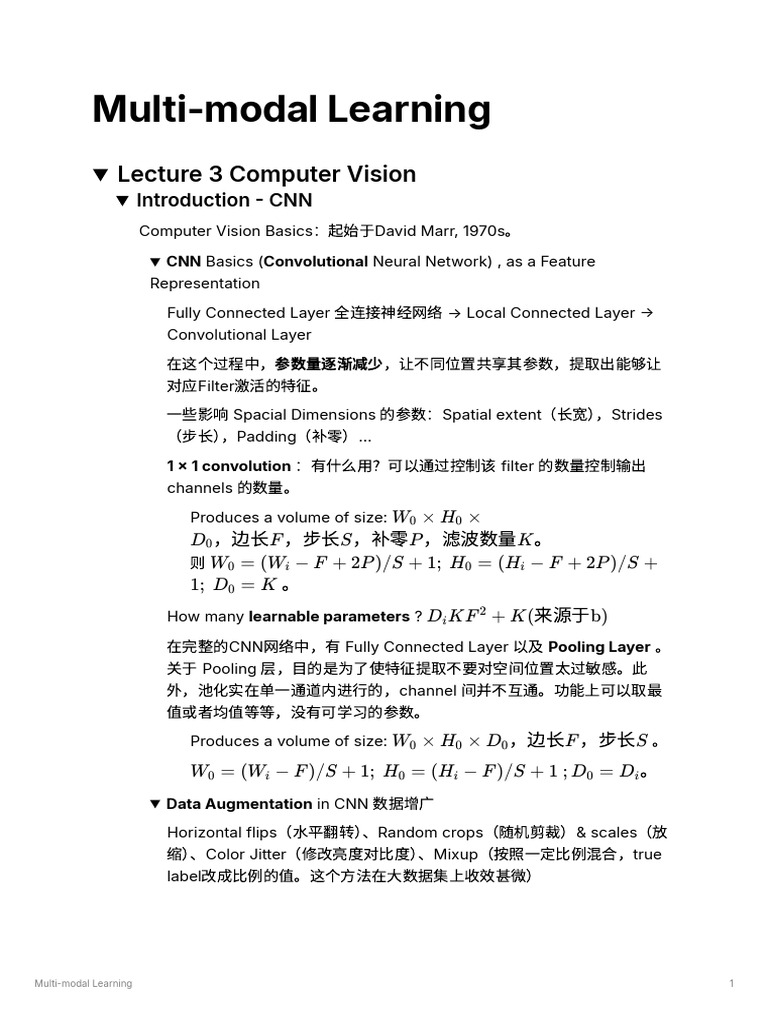 Multi Modal Learning 3 5 | PDF