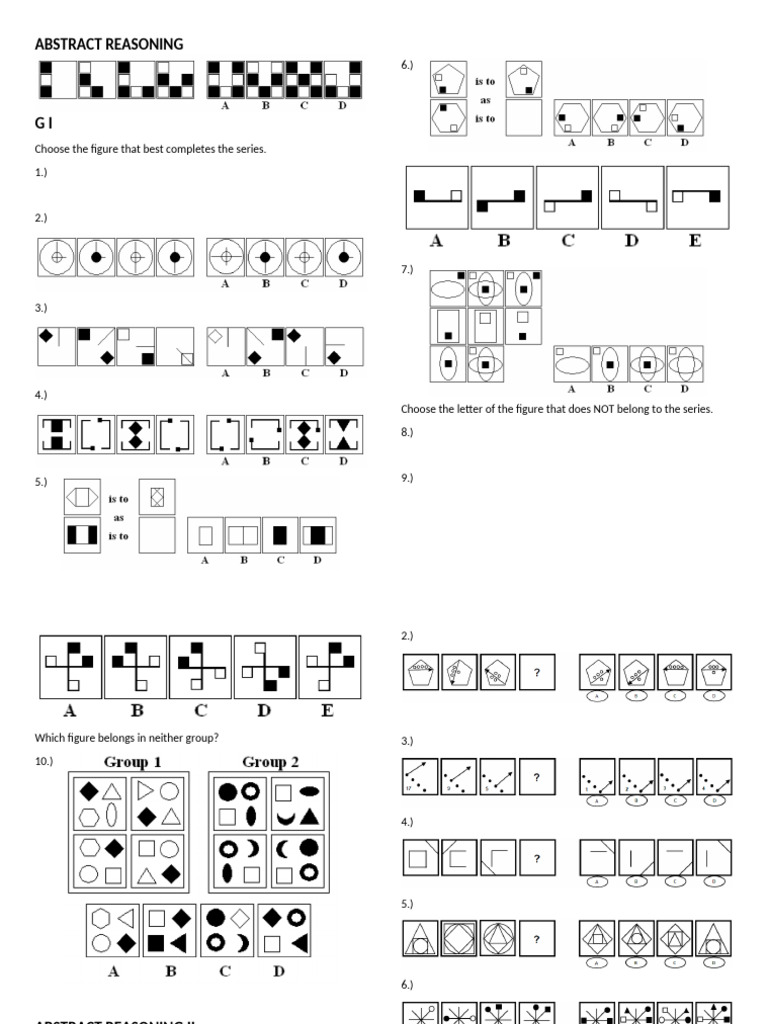 QA - Non-Verbal, Logical Reasoning | PDF | Chess Theory | Chess