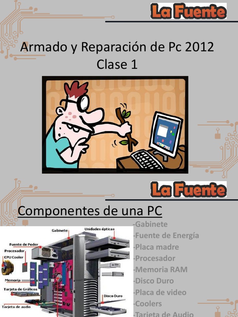 Componentes y Funciones de una PC | PDF | Wifi | Controlador de interfaz de  red, image size:768x1024
