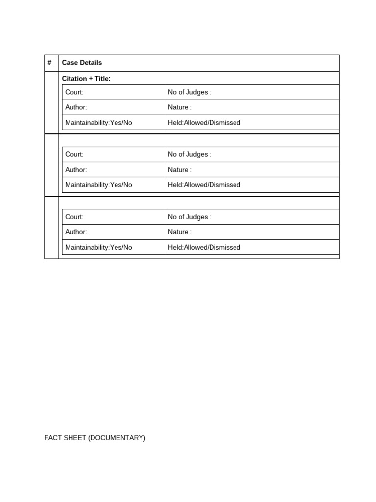 Format Case Note | PDF