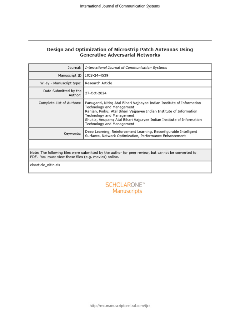 Design and Optimization of Microstrip Patch Antennas Using Generative ...