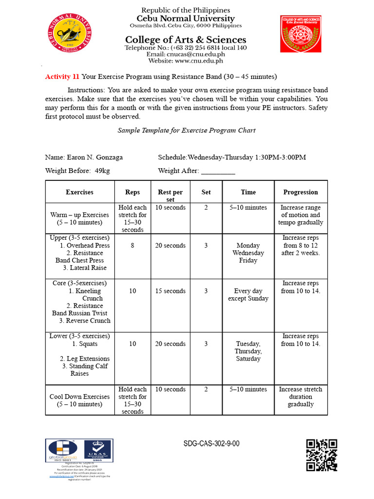 Activity 11 - Module 3 in PE 2 | PDF