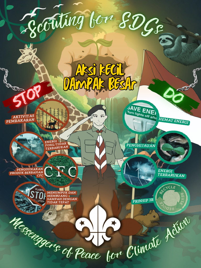 Poster Scouting For SDGs MoP For Climate Action (By Valentino Ressa) | PDF