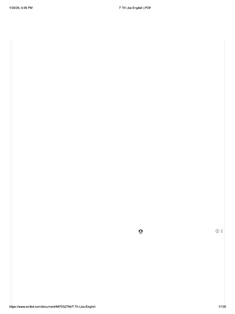 Lba English | PDF