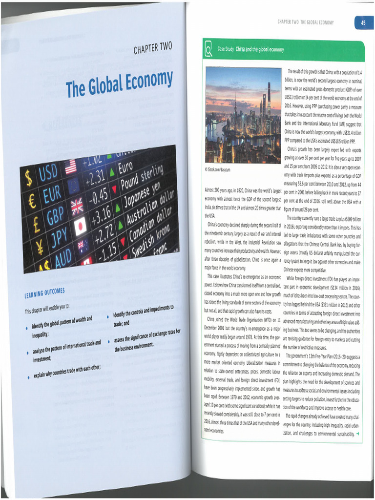 Hamilton 2018 Chapter 2 - The Global Economy | PDF