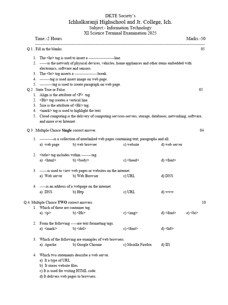 11th IT | PDF | World Wide Web | Internet & Web