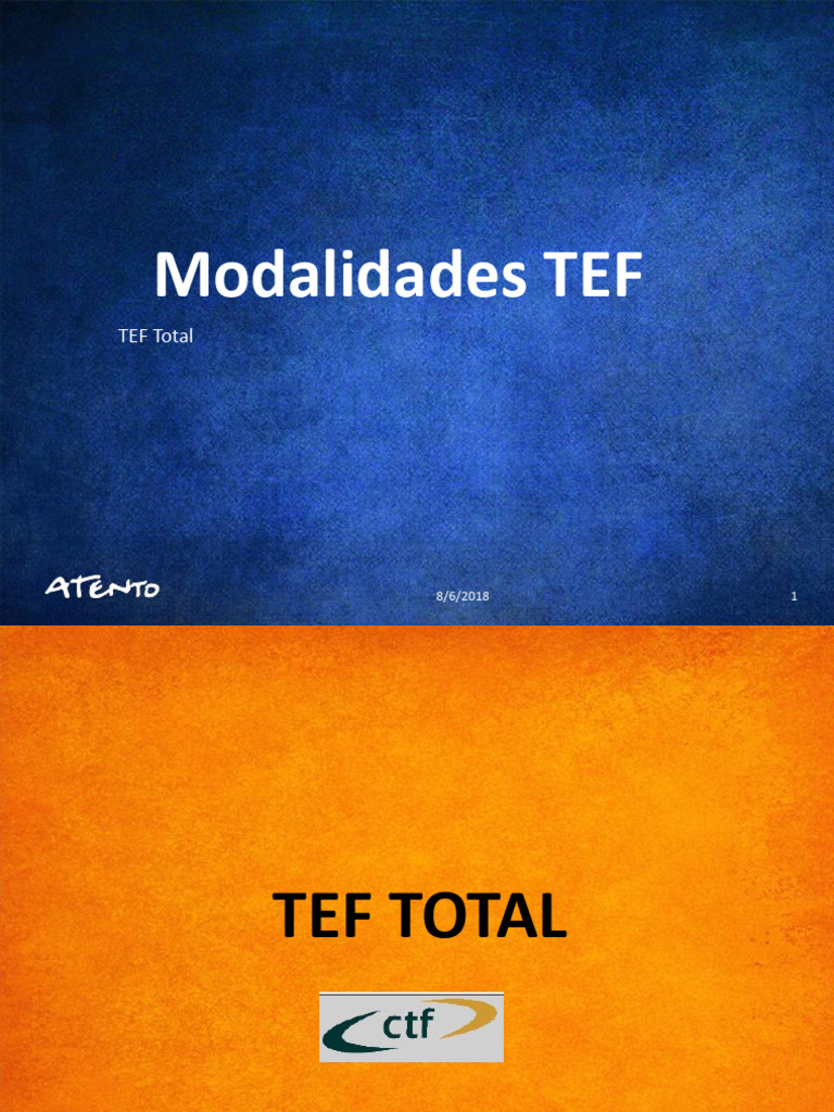 Modalidades TEF - TEF TOTAL | PDF | Rede Privada Virtual (VPN ...
