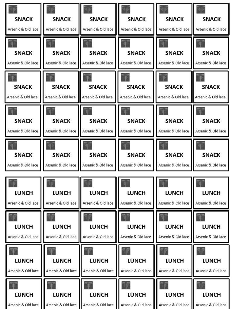 Snacks - A3 (Normal Paper B&W) | PDF