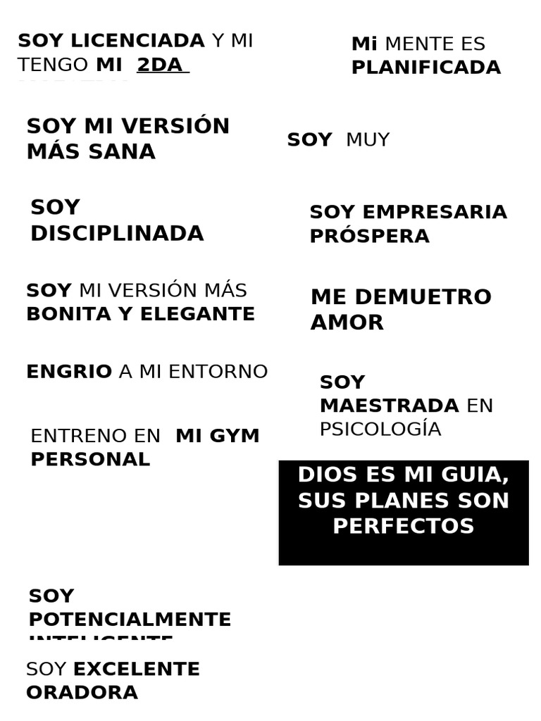 Letras Vision Board | PDF