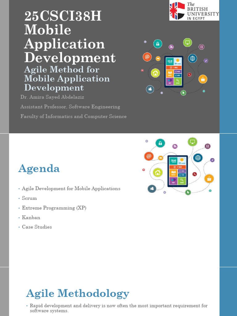 25CSCI38H Mobile Appliction Development Lecture 45 - Agile Method For ...