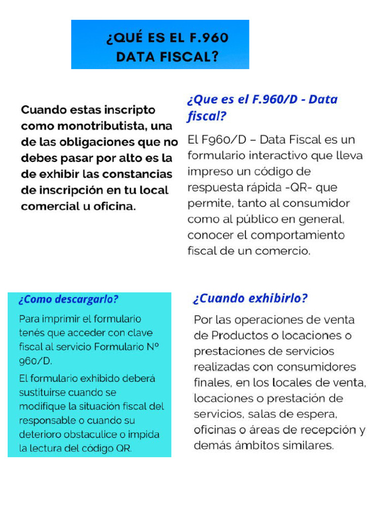 Formulario 960 | PDF