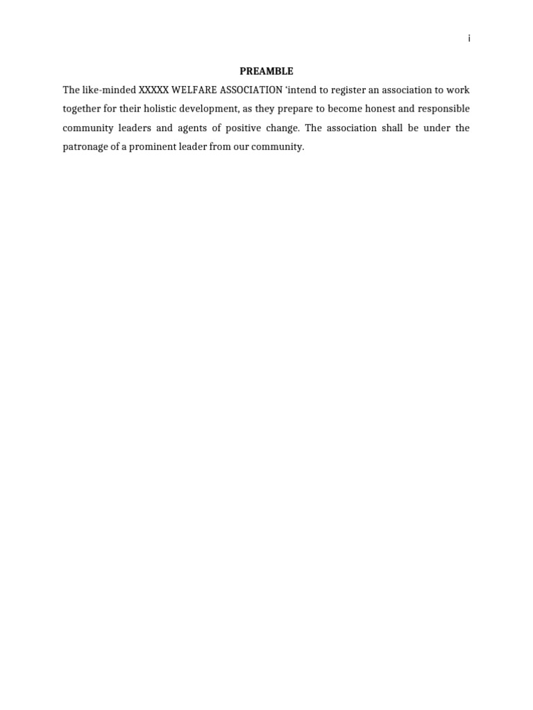 Preamble | PDF
