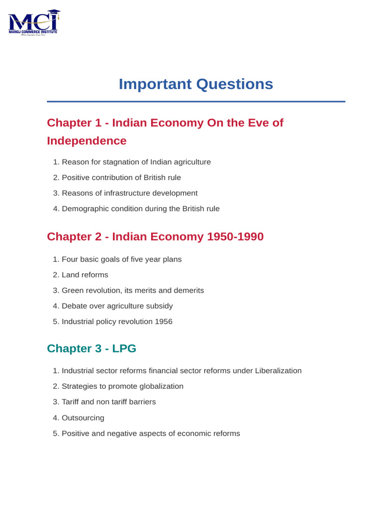 Imp Ind Eco | PDF