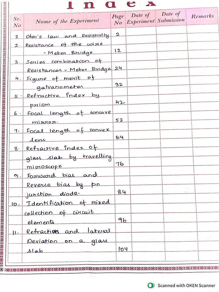 Physics Practical PDF | PDF
