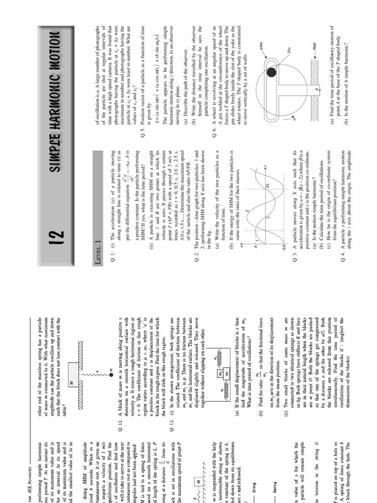 Simple Harmonic Motion | PDF