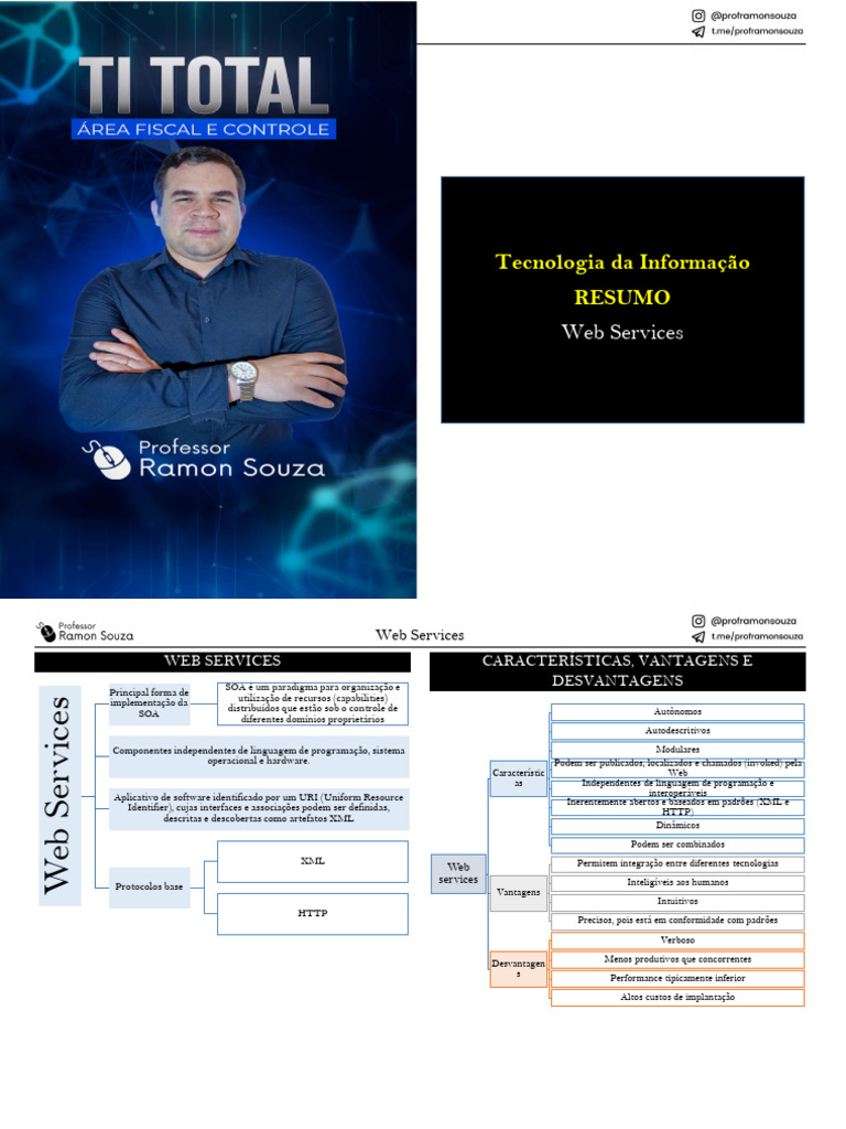 TI TOTAL - Aula 33 - Web Services - Resumo | PDF | Serviço de internet ...
