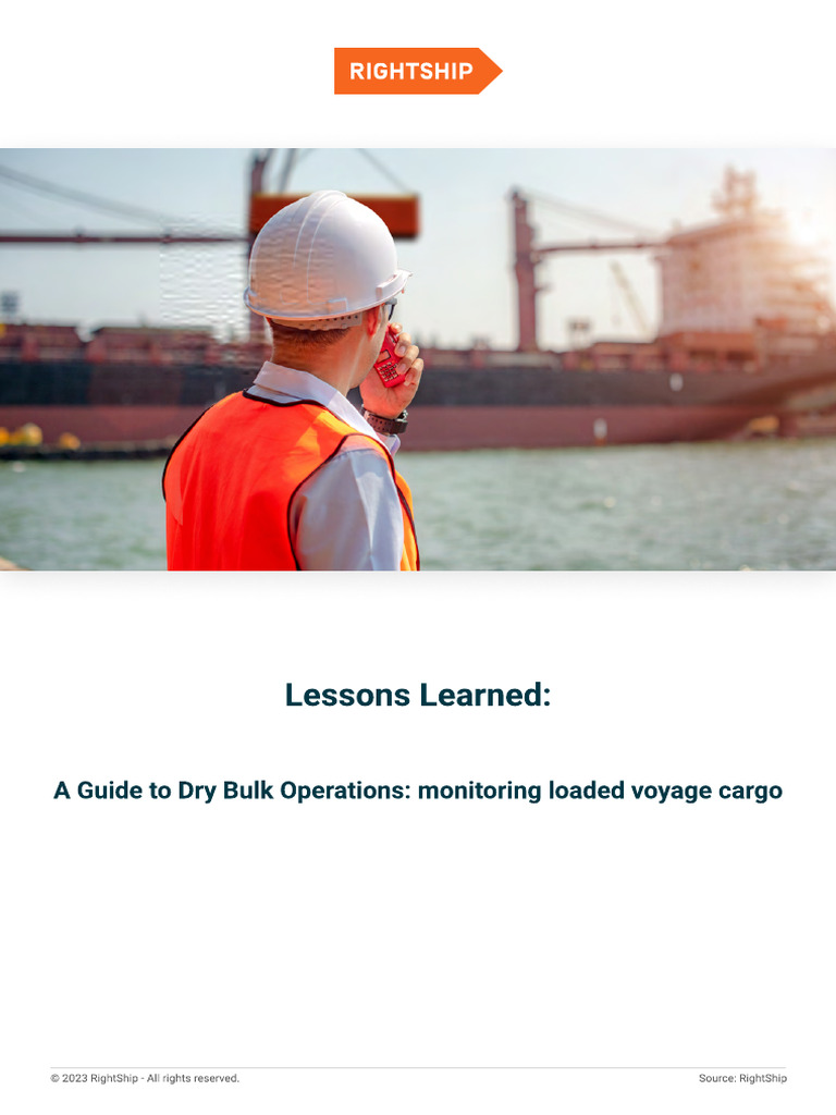 Dry Bulk Operations | PDF | Cargo | Ships