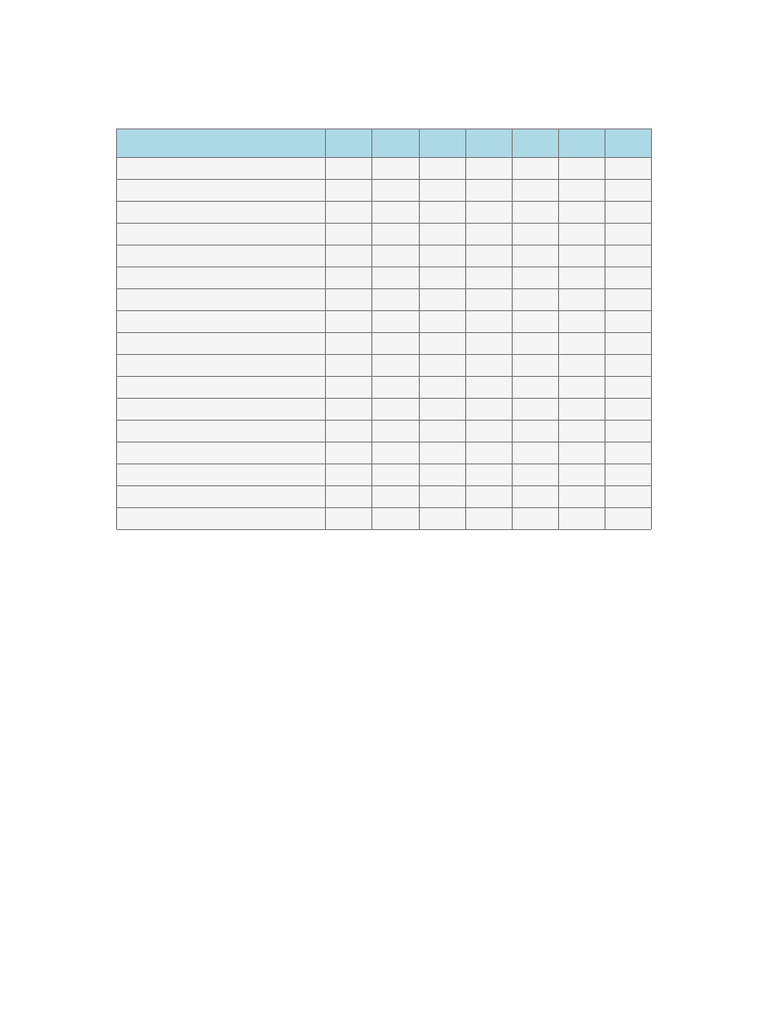7 Day Routine Tracker | PDF