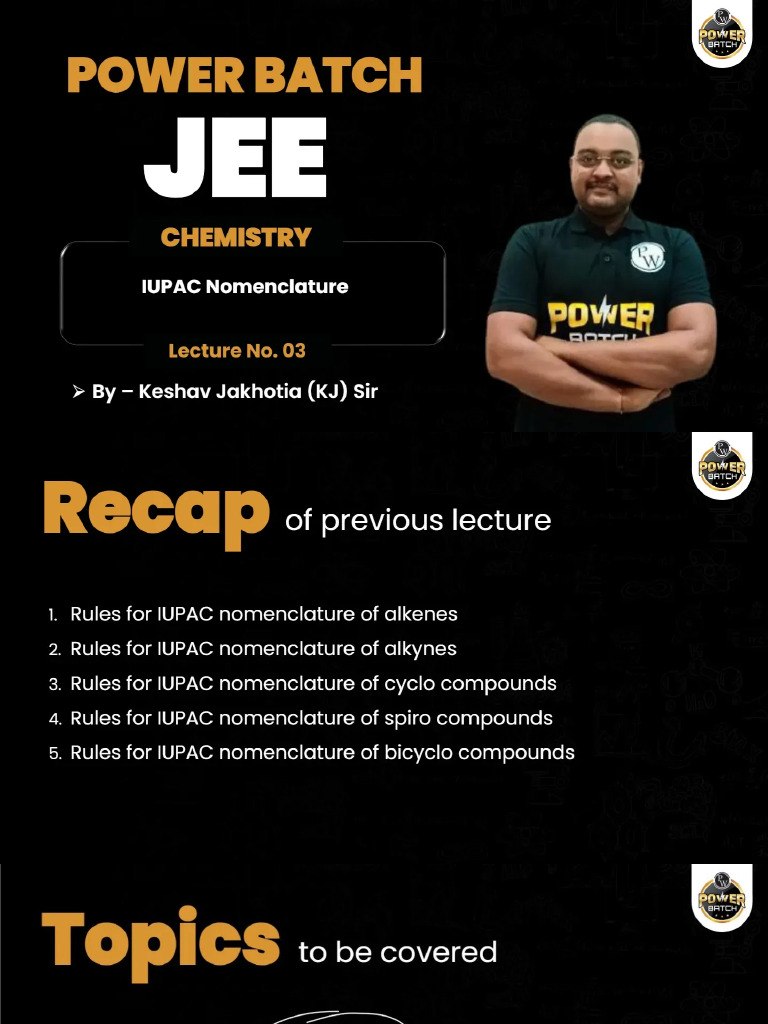 Iupac 3 | PDF