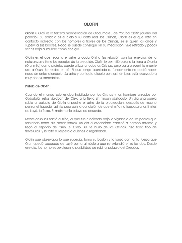 4 Olofin | PDF