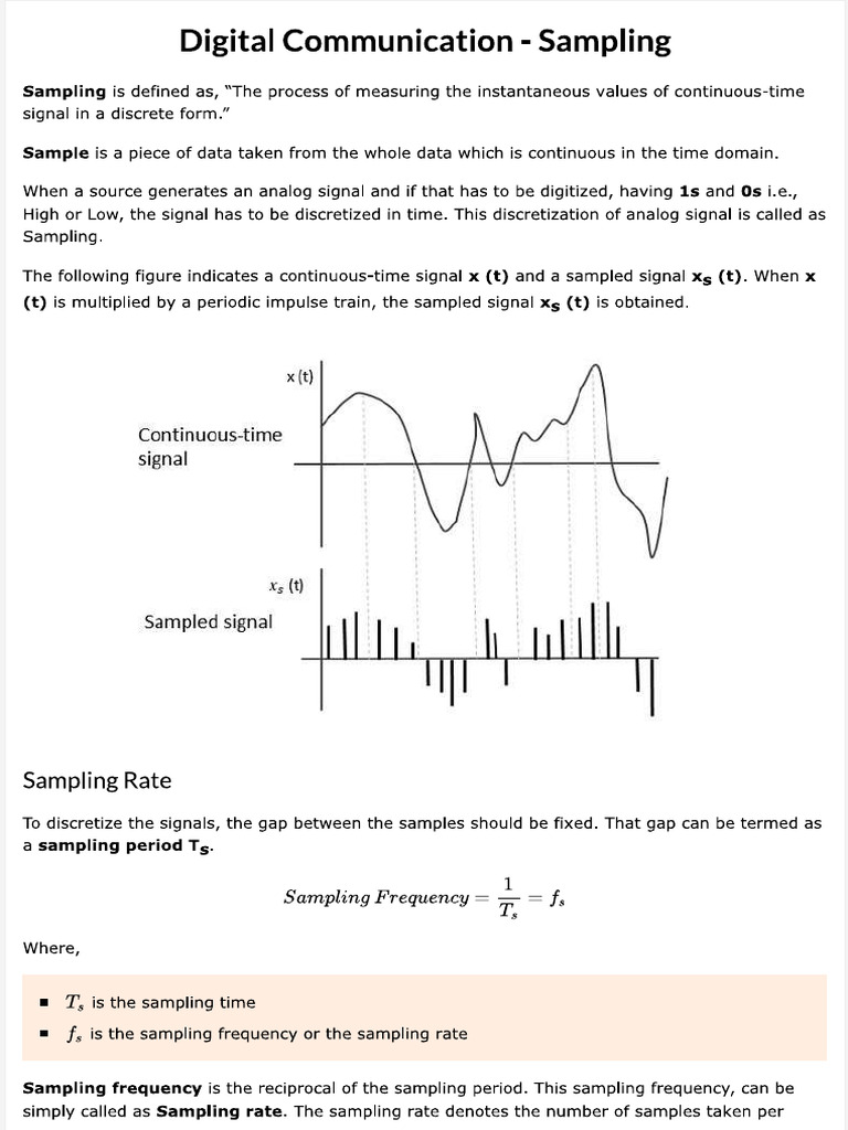Sampling | PDF