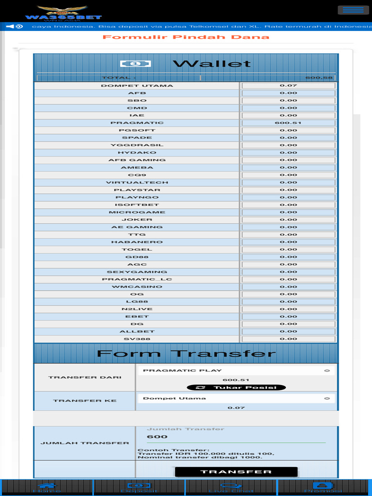 Wallet Transfer | PDF