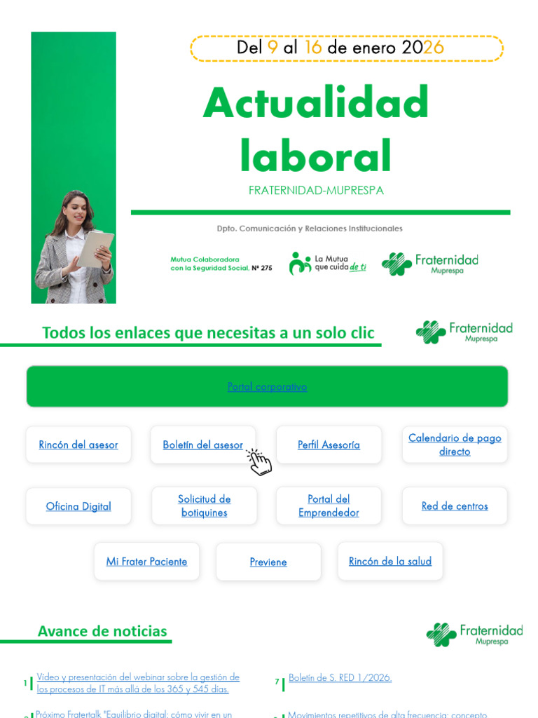 Actualidad Laboral Del 9 Al 16 de Enero Al 2026 | PDF | Salario | Valores