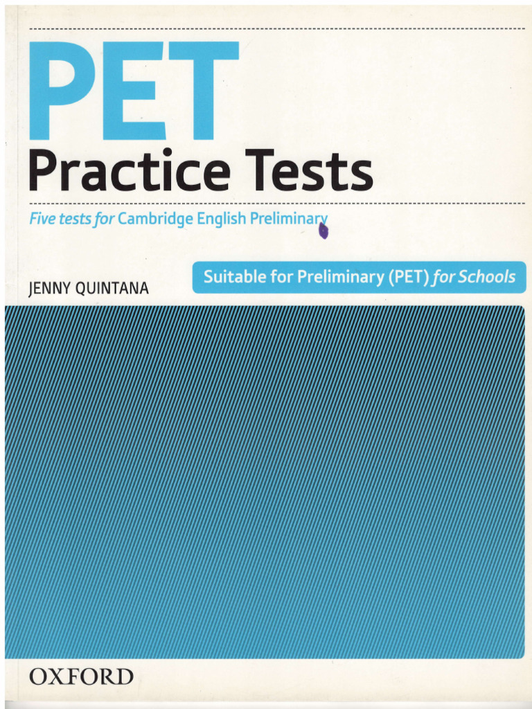 Pet Practice Tests | PDF | Reading Comprehension
