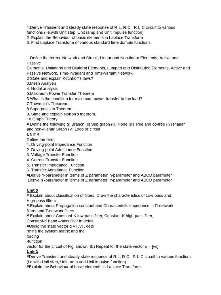 NT Theory Questions | PDF