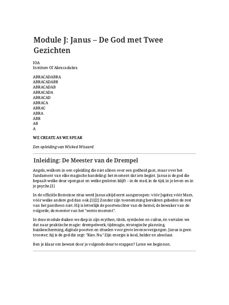 Janus | PDF