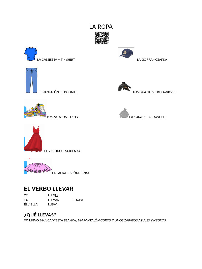 la ropa | PDF