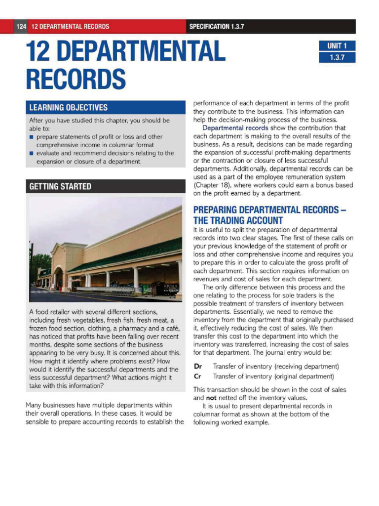 Departmental Records | PDF
