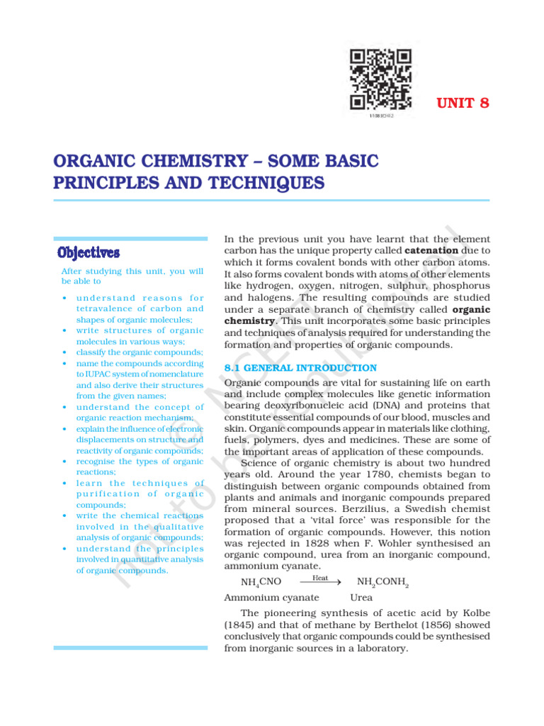 Some Basics of Organic Chemistry | PDF | Chemistry | Organic Chemistry