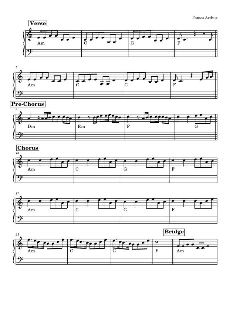 Impossible James Arthur 1769705115859 | PDF