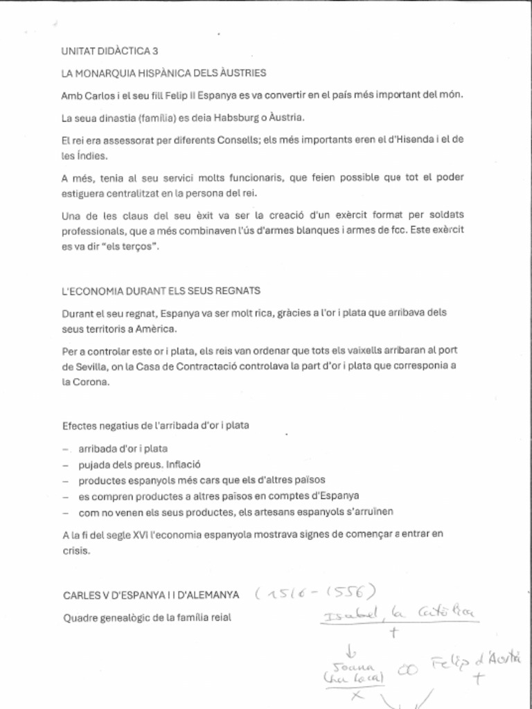 APUNTS UD 3 Els Àustries-4 | PDF