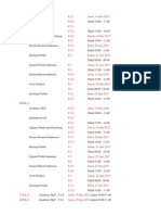 Jadwal Uas POLITIK Kelas A Dan B