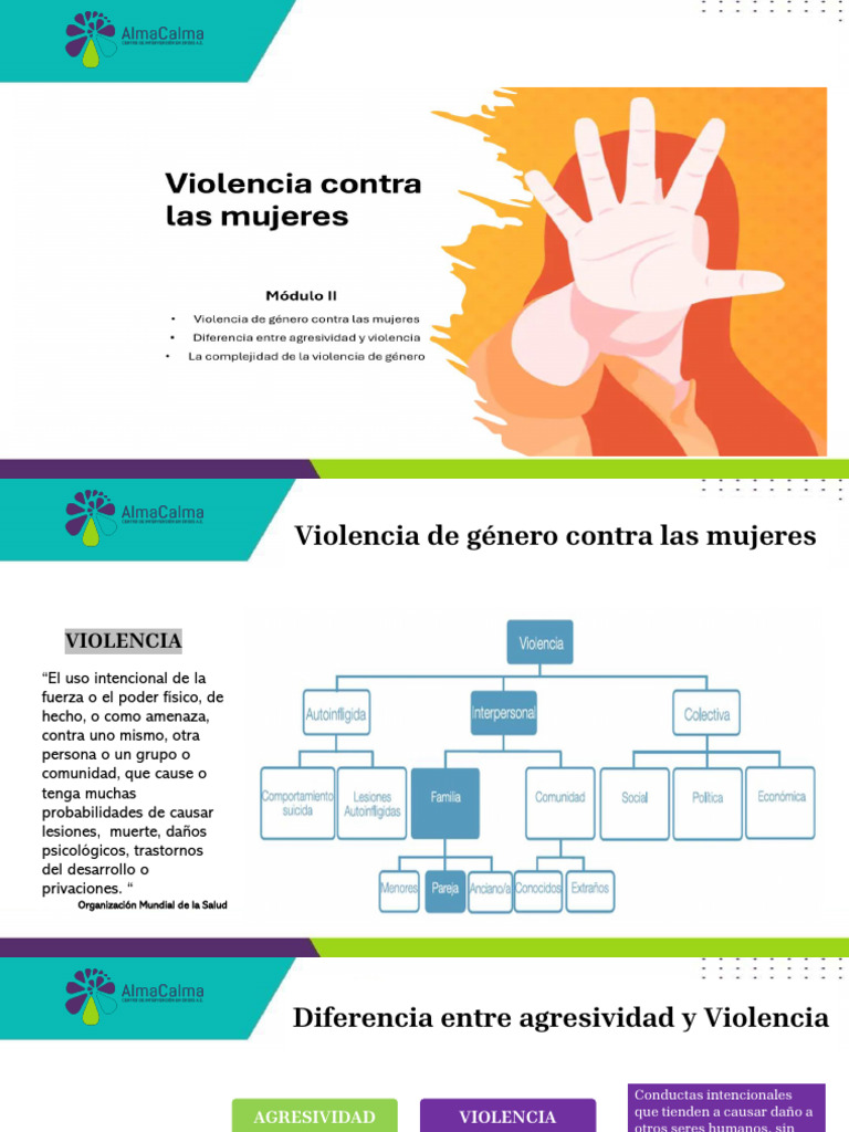 Prest. M2 Violencia contra las mujeres | PDF | Violencia | La violencia ...