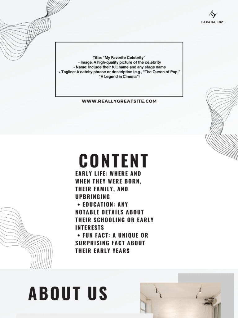Sure! Here’s a Simple Outline for a Presentation About Your Favorite ...