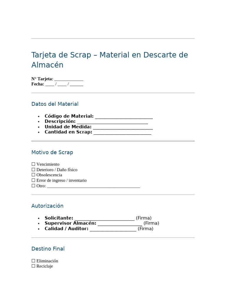 Scrap | PDF