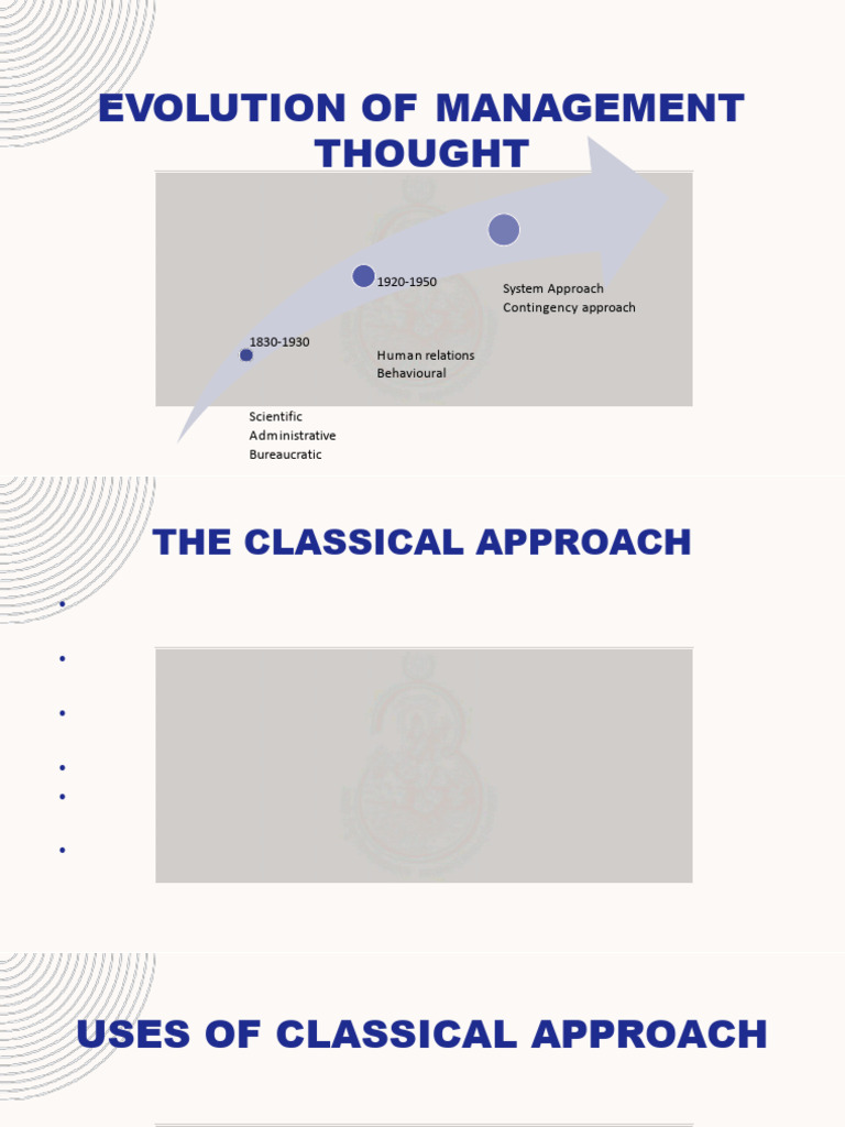 6112 - PPT - Evolution of MGMT Thought | PDF | System | Systems Theory