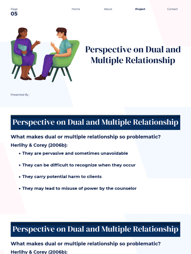 Perspective On Dual and Multiple Relationship | PDF