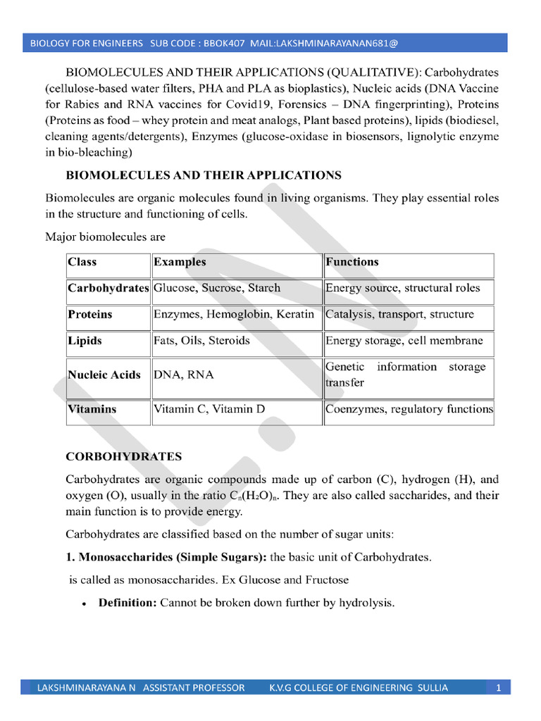 Module 2 Biology PDF | PDF