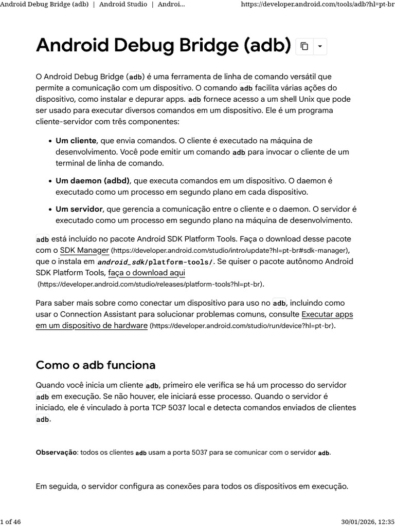 Manual Tecnico Adb Shell | PDF | Android (sistema operacional) | Shell ...